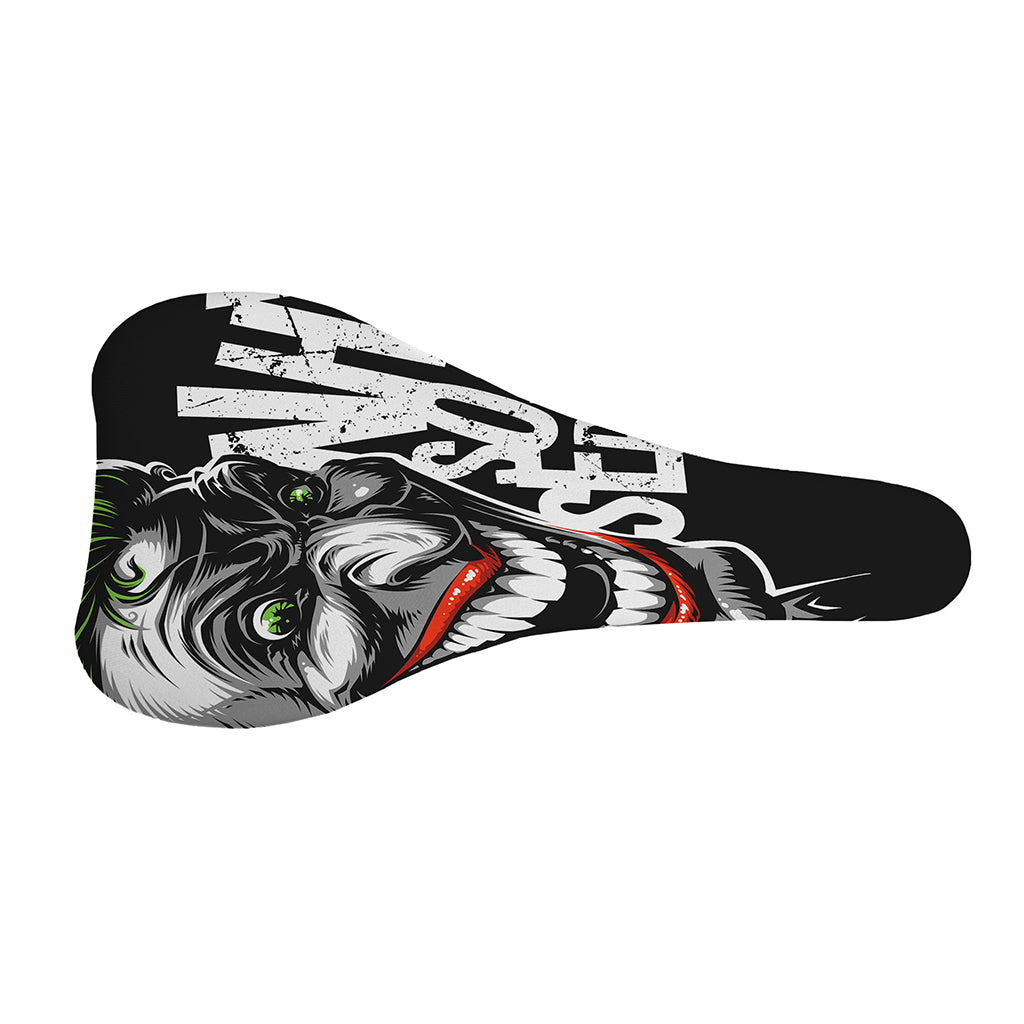 Laughing Joker Why So Serious Print Bicycle Seat Cover