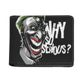 Laughing Joker Why So Serious Print Bifold Wallet