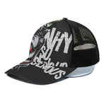 Laughing Joker Why So Serious Print Black Mesh Trucker Cap