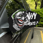 Laughing Joker Why So Serious Print Car Side Mirror Covers