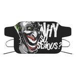 Laughing Joker Why So Serious Print Car Windshield Snow Cover