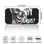 Laughing Joker Why So Serious Print Car Windshield Sun Shade