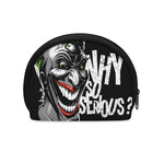 Laughing Joker Why So Serious Print Coin Purse