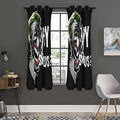 Laughing Joker Why So Serious Print Grommet Curtain Panels