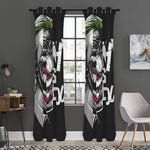 Laughing Joker Why So Serious Print Curtain