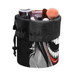 Laughing Joker Why So Serious Print Drawstring Makeup Bag