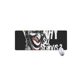 Laughing Joker Why So Serious Print Extended Mouse Pad