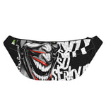 Laughing Joker Why So Serious Print Fanny Pack