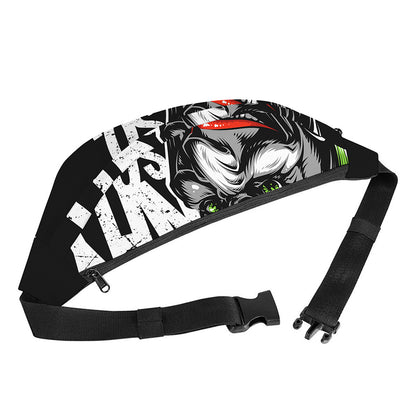 Laughing Joker Why So Serious Print Fanny Pack