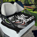 Laughing Joker Why So Serious Print Golf Cart Seat Cover