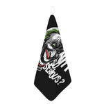 Laughing Joker Why So Serious Print Hand Towel