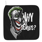 Laughing Joker Why So Serious Print Hand Towel