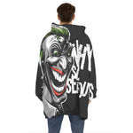 Laughing Joker Why So Serious Print Hoodie Blanket