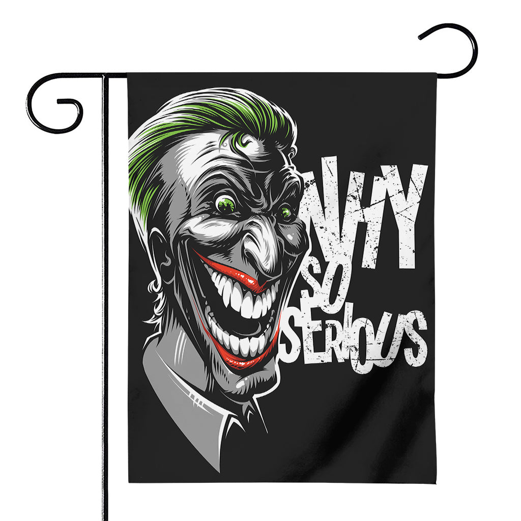 Laughing Joker Why So Serious Print House Flag