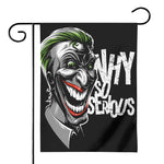 Laughing Joker Why So Serious Print House Flag