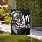 Laughing Joker Why So Serious Print House Flag