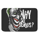 Laughing Joker Why So Serious Print Indoor Door Mat