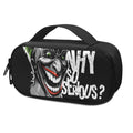 Laughing Joker Why So Serious Print Portable Cooler Travel Case