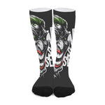 Laughing Joker Why So Serious Print Long Socks