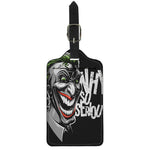 Laughing Joker Why So Serious Print Luggage Tag