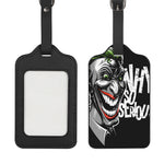 Laughing Joker Why So Serious Print Luggage Tag