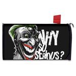 Laughing Joker Why So Serious Print Mailbox Cover
