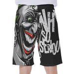Laughing Joker Why So Serious Print Men's Beach Shorts