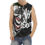 Laughing Joker Why So Serious Print Men's Fitness Tank Top