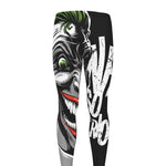 Laughing Joker Why So Serious Print Men's leggings