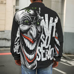 Laughing Joker Why So Serious Print Men's Shirt Jacket