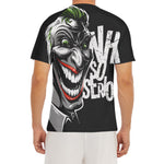 Laughing Joker Why So Serious Print Men's Short Sleeve Rash Guard
