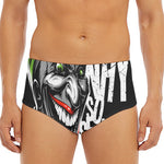 Laughing Joker Why So Serious Print Men's Triangle Swim Briefs
