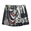 Laughing Joker Why So Serious Print Mesh Shorts