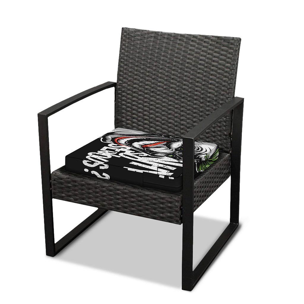Laughing Joker Why So Serious Print Outdoor Seat Cushion Cover