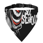 Laughing Joker Why So Serious Print Over The Collar Dog Bandana