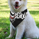 Laughing Joker Why So Serious Print Over The Collar Dog Bandana