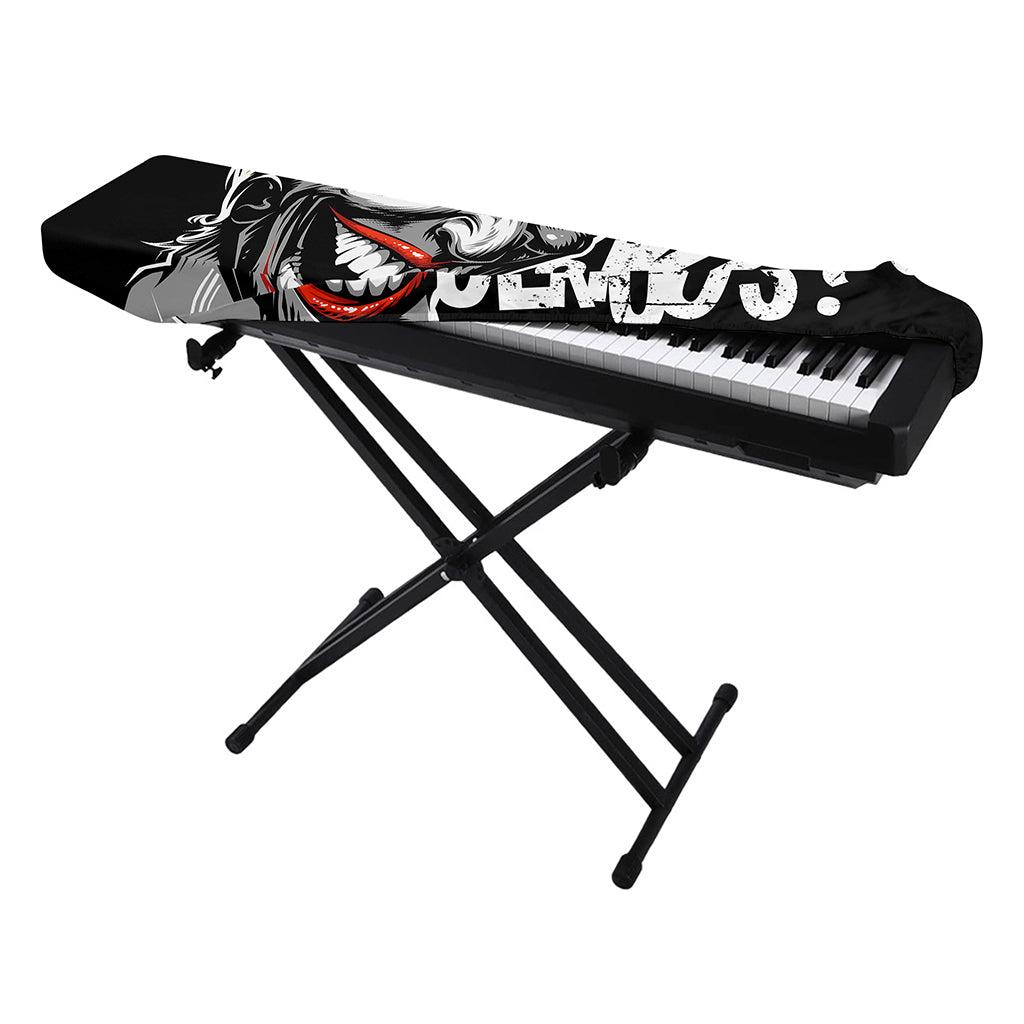 Laughing Joker Why So Serious Print Piano Keyboard Cover