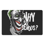 Laughing Joker Why So Serious Print Polyester Doormat