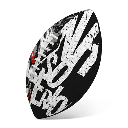 Laughing Joker Why So Serious Print Rugby Ball