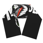 Laughing Joker Why So Serious Print Scarf