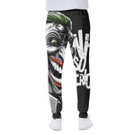 Laughing Joker Why So Serious Print Scuba Joggers