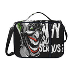 Laughing Joker Why So Serious Print Shoulder Strap Bible Bag