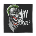 Laughing Joker Why So Serious Print Silk Bandana