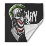 Laughing Joker Why So Serious Print Silk Bandana
