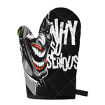 Laughing Joker Why So Serious Print Single Oven Mitt