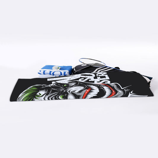 Laughing Joker Why So Serious Print Sports Towel