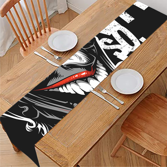 Laughing Joker Why So Serious Print Table Runner