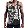 Laughing Joker Why So Serious Print Men's Workout Tank Top