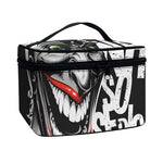 Laughing Joker Why So Serious Print Travel Makeup Bag
