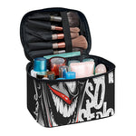Laughing Joker Why So Serious Print Travel Makeup Bag